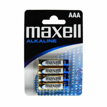 Maxell AAA Alkáli Elem LR3 Bliszteres (4db)