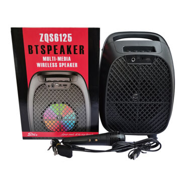 ZQS-6125 BT Hordozható RGB Hangszóró