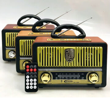 YG-112BT Retro Táska Rádió MP3 lejátszóval és Távirányítóval