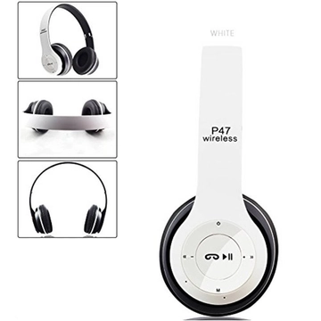 P47 Bluetooth Fejhallgató FM Rádióval És Mikrofonnal