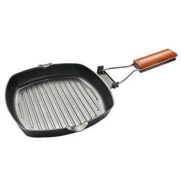 Tapadásmentes grill serpenyő levehető nyéllel 20 cm