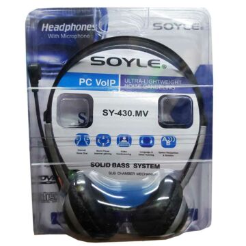 Soyle SY 430MV mikrofonos fejhallgató