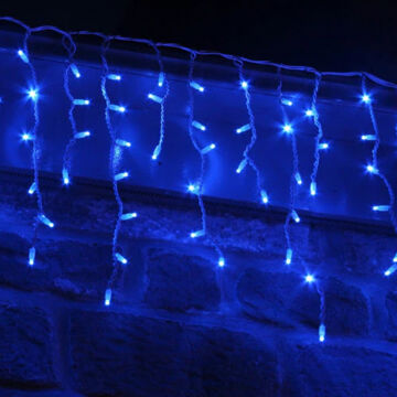 Karácsonyi jégcsap égősor 7 M 180 LED Kék