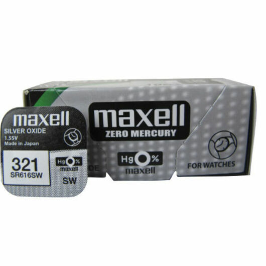 Maxell SR616SW 1,55 V ezüst-oxid gombelem