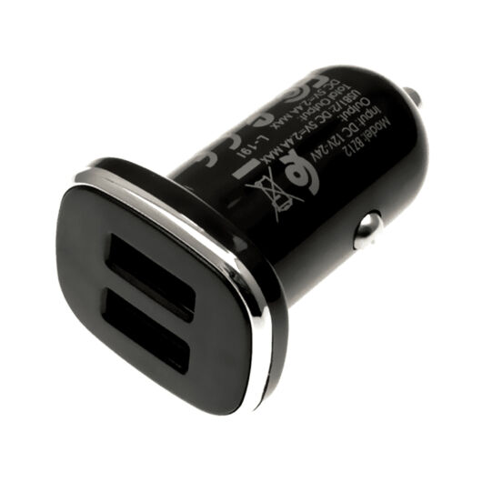 Borofone BZ12 Dupla USB portos autóstöltő 2.1A, fekete