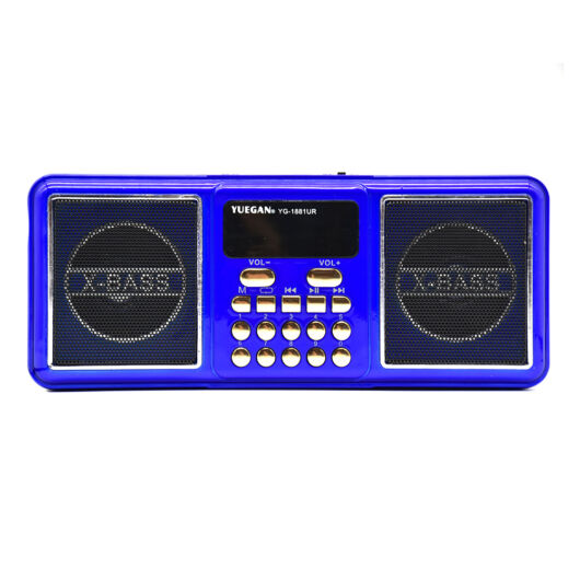 YG-1881UR Hordozható Médialejátszó Rádióval (USB/TF/ MP3 kártya)