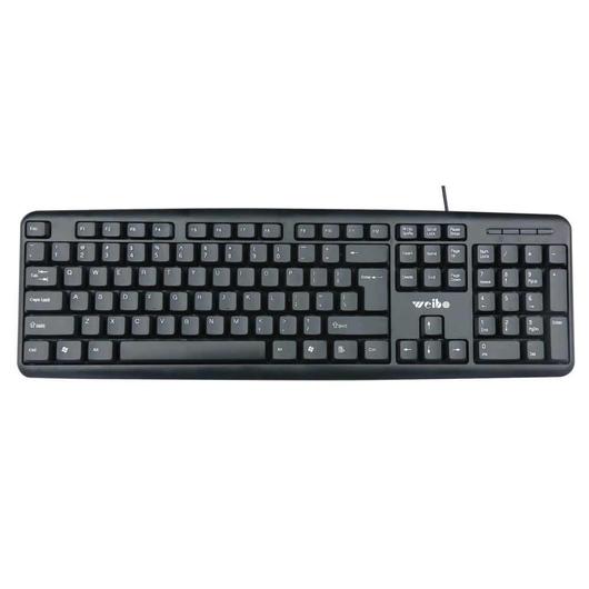 WEIBO Irodai USB vezetékes billentyűzet FC-530