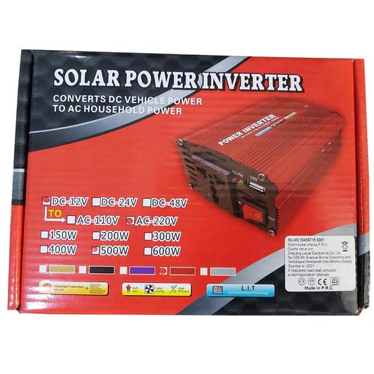 12V - 220V Power Inverter áramátalakító 500 W