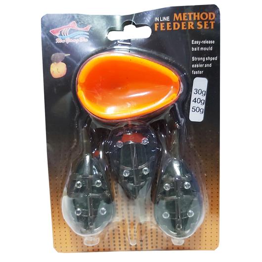 3 darabos Hal etető kosár - 30-40-50g