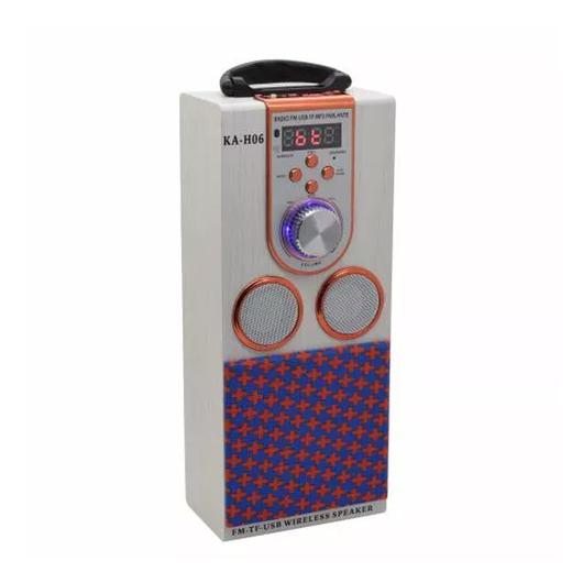 KA-H06 Hordozható Bluetooth Hangszóró Fekete