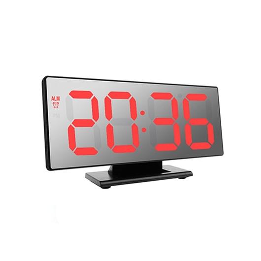 Tükrös LED Digitális Ébresztőóra DS-3618L Piros