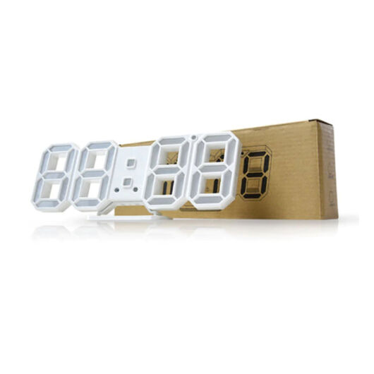 Design LED Ébresztőóra DS-6609 Fehér