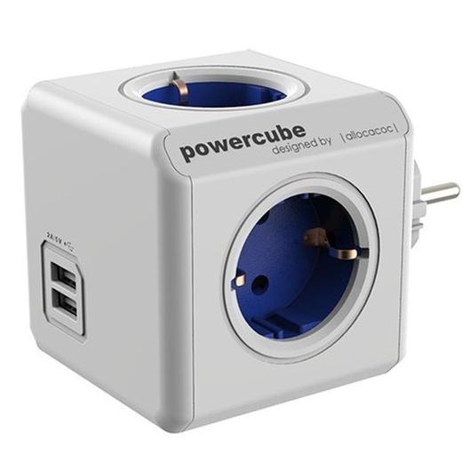 Allocacoc PowerCube Hálózati Elosztó És Telefontoltő 4 Dugalj 2 USB