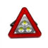 Kép 1/3 - Napelemes háromszög alakú LED elakadásjelző munkalámpa HS-8017