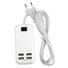 Kép 3/3 - 4 Portos USB Hálózati Töltő Adapter