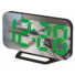 Kép 1/3 - Digitális LED Kijelzős Tükrös Ébresztőóra DS-3625L Zöld