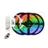 Kép 1/3 - Mobiltelefonnal És Távirányítóval Vezérelhető RGB LED Szalag 15 M