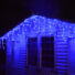Kép 3/3 - Karácsonyi jégcsap égősor 7 M 180 LED Kék