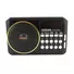 Kép 3/3 - Yuegan YG601AR Hordozható Rádió És MP3 Lejátszó Fekete